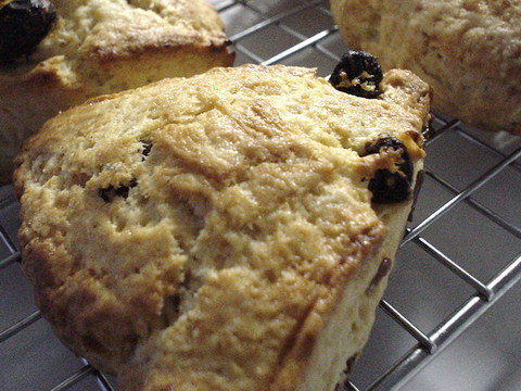 raisins scone