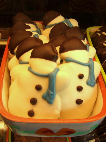 snowman cookie