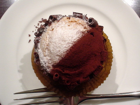 macaron chocolat