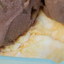 chocolate peanut butter & mango coconut marble  